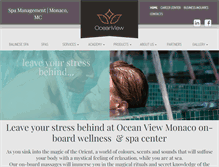 Tablet Screenshot of oceanviewmonaco.com